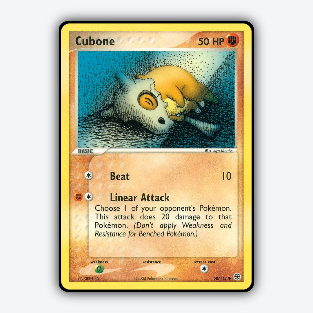 Cubone 060/112 - FireRed & LeafGreen Set - Card Rug