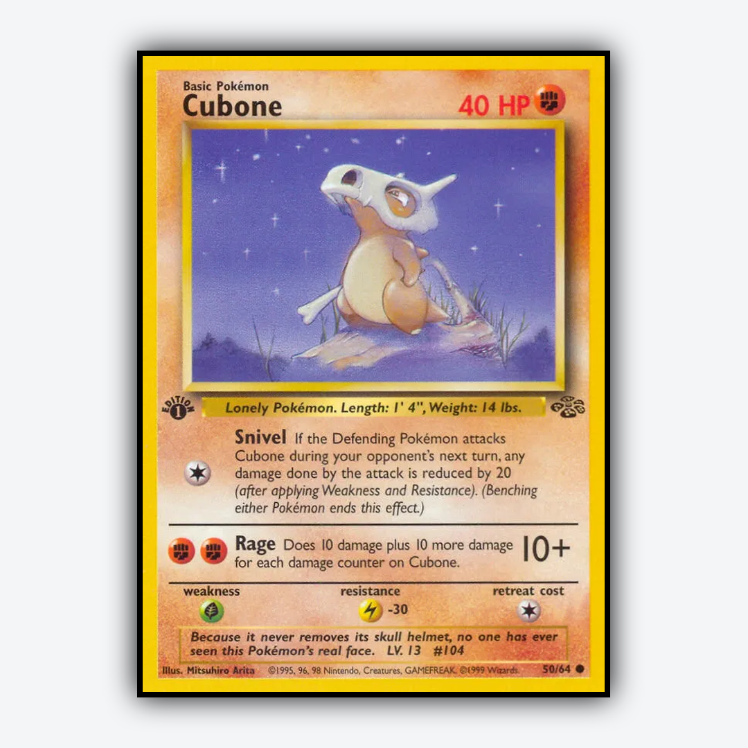 Cubone 050/64 - Jungle Set - Card Rug
