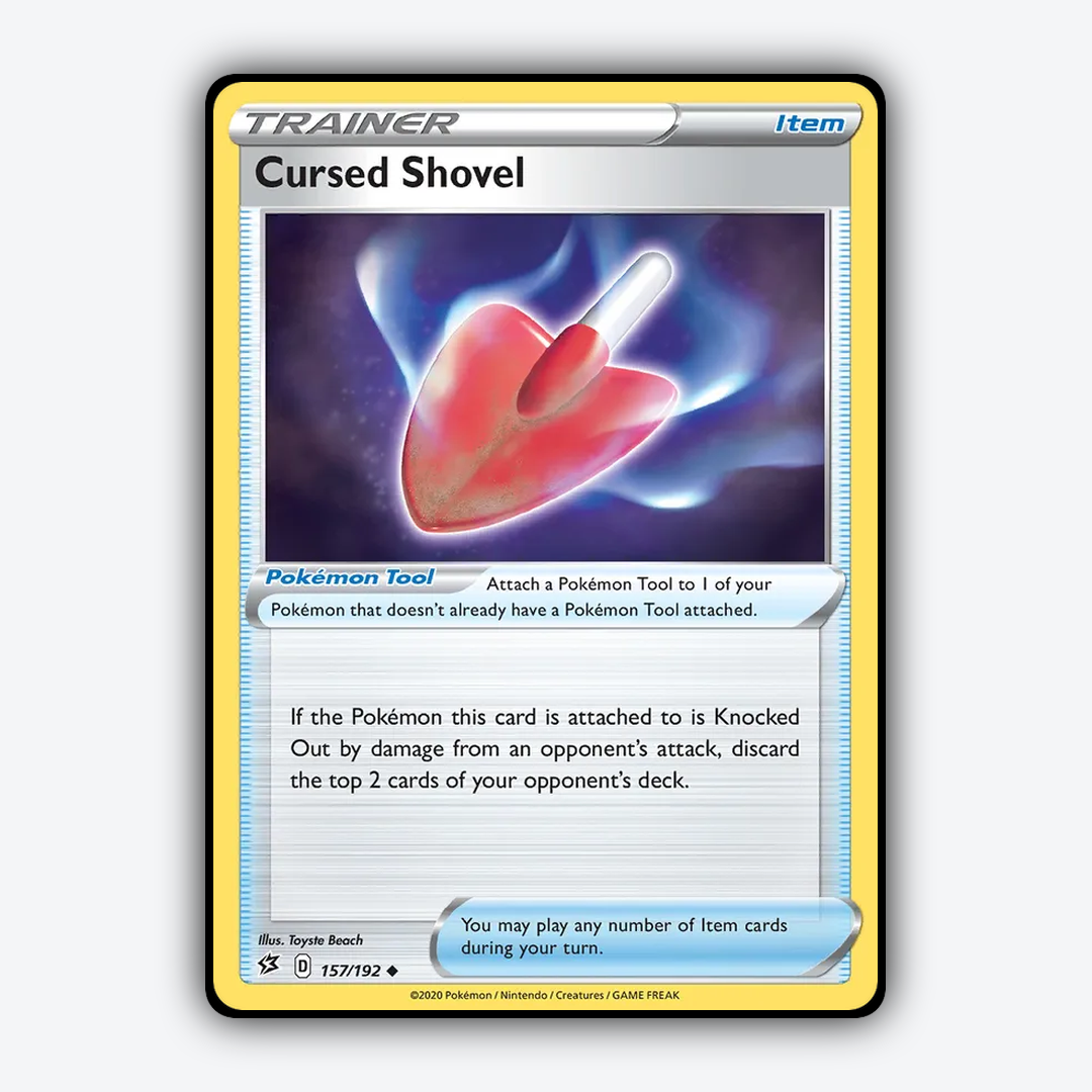 Cursed Shovel 157/192 - Rebel Clash Set - Card Rug