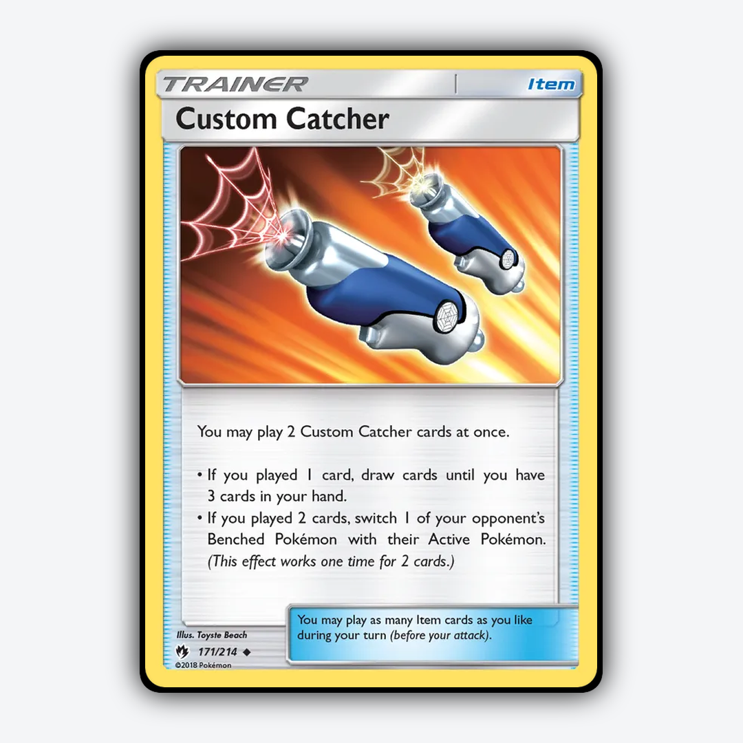 Custom Catcher 171/214 - Lost Thunder Set - Card Rug