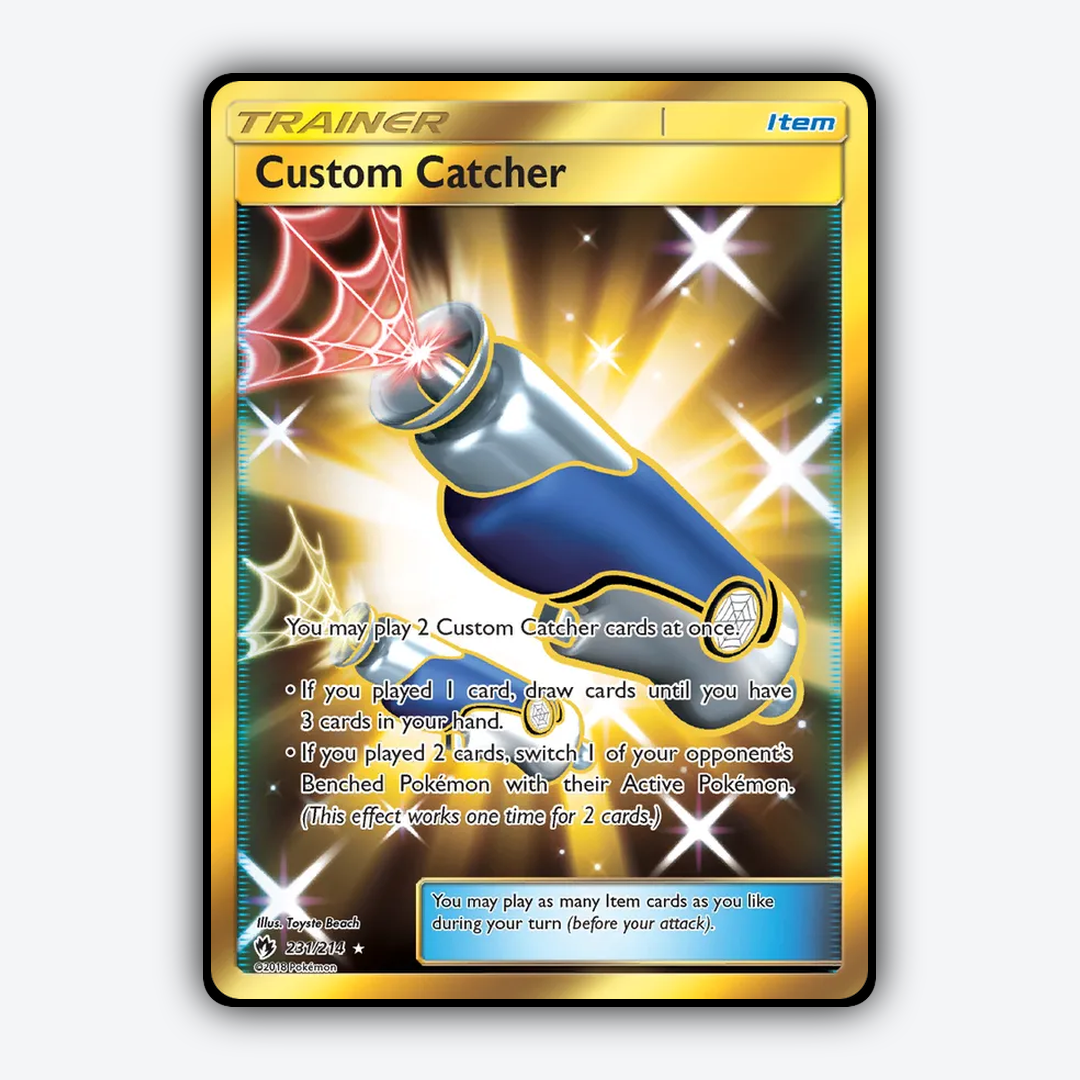 Custom Catcher 231/214 - Lost Thunder Set - Card Rug