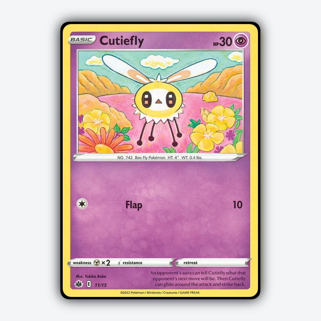 Cutiefly 011/15 - McDonald's Collection 2022 Set - Card Rug