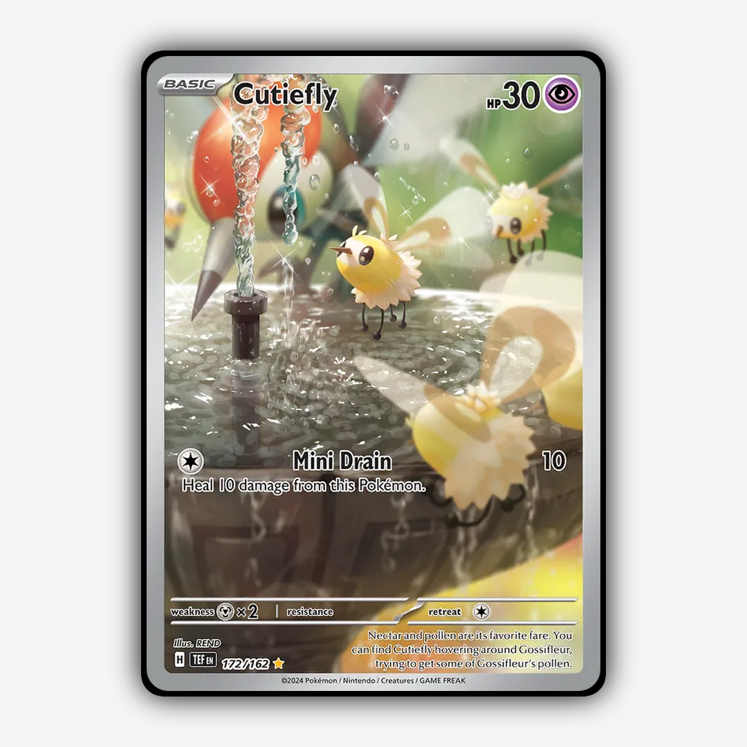 Cutiefly 172/162 - Temporal Forces Set - Card Rug