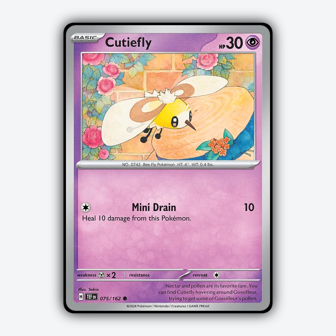 Cutiefly 075/162 - Temporal Forces Set - Card Rug