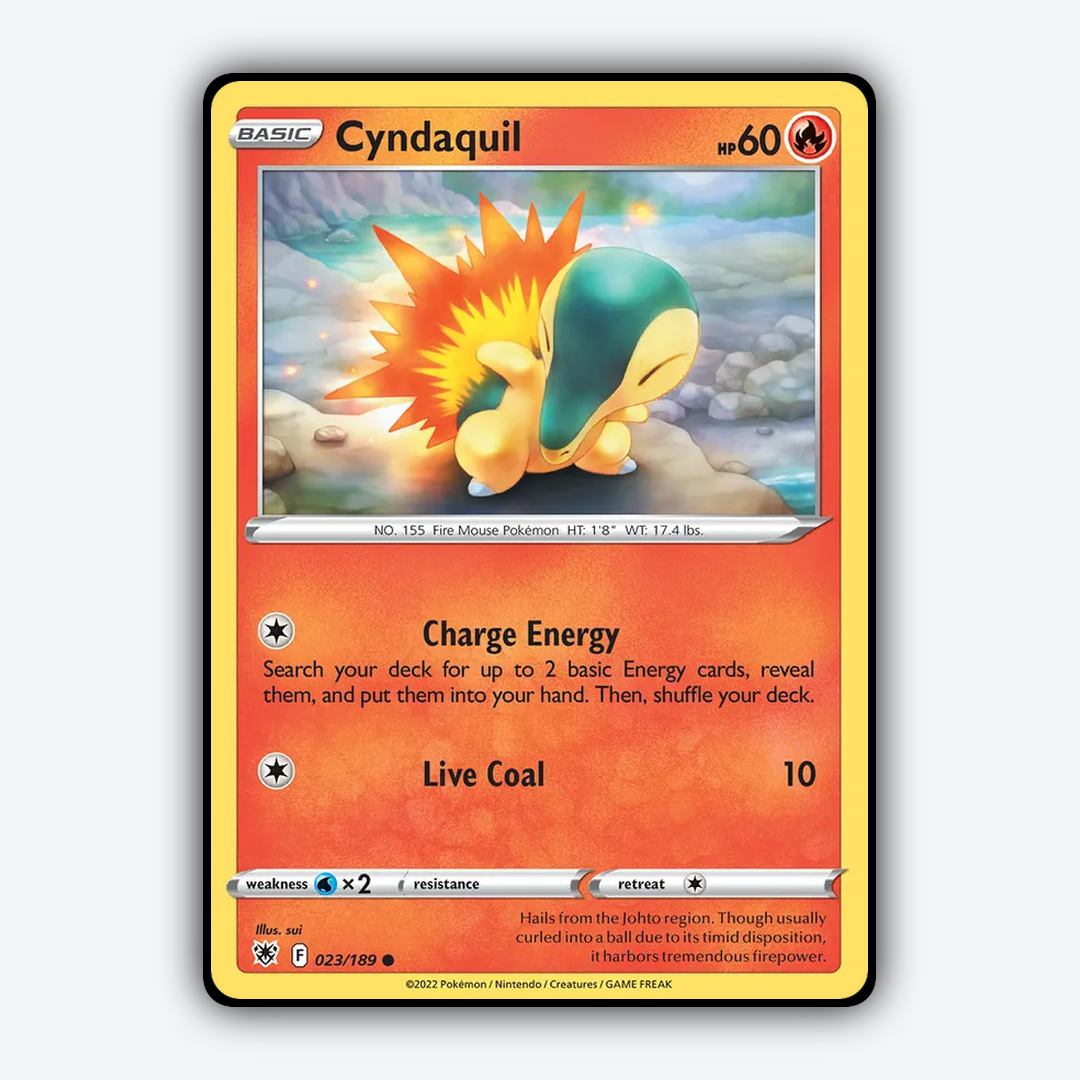 Cyndaquil 023/189 - Astral Radiance Set - Card Rug