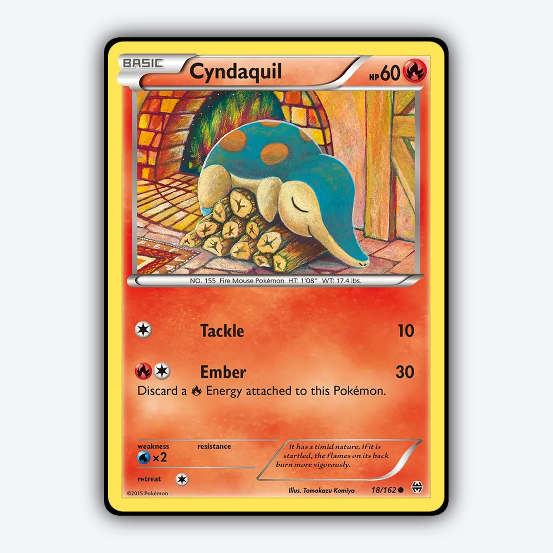 Cyndaquil 018/162 - BREAKthrough Set - Card Rug