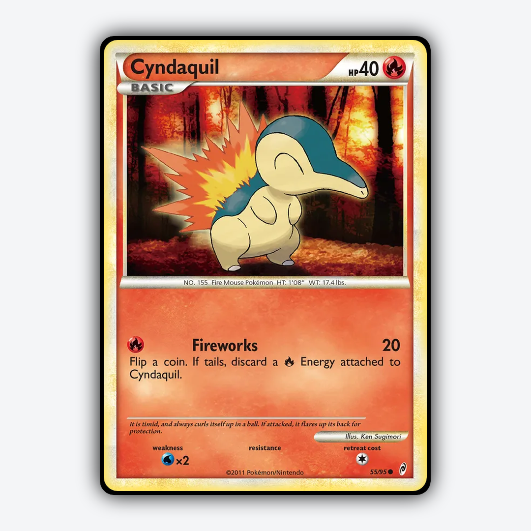 Cyndaquil 055/95 - Call of Legends Set - Card Rug