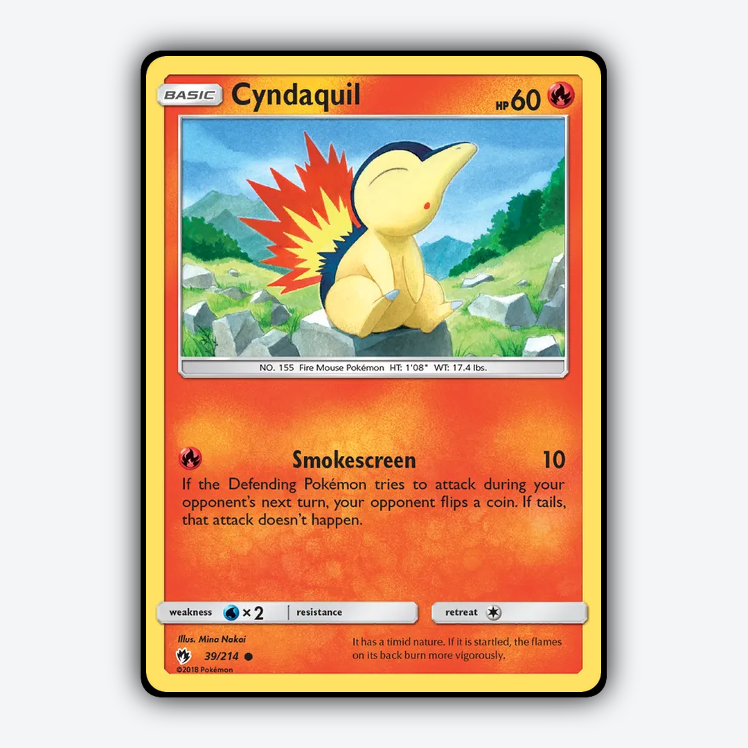 Cyndaquil 039/214 - Lost Thunder Set - Card Rug