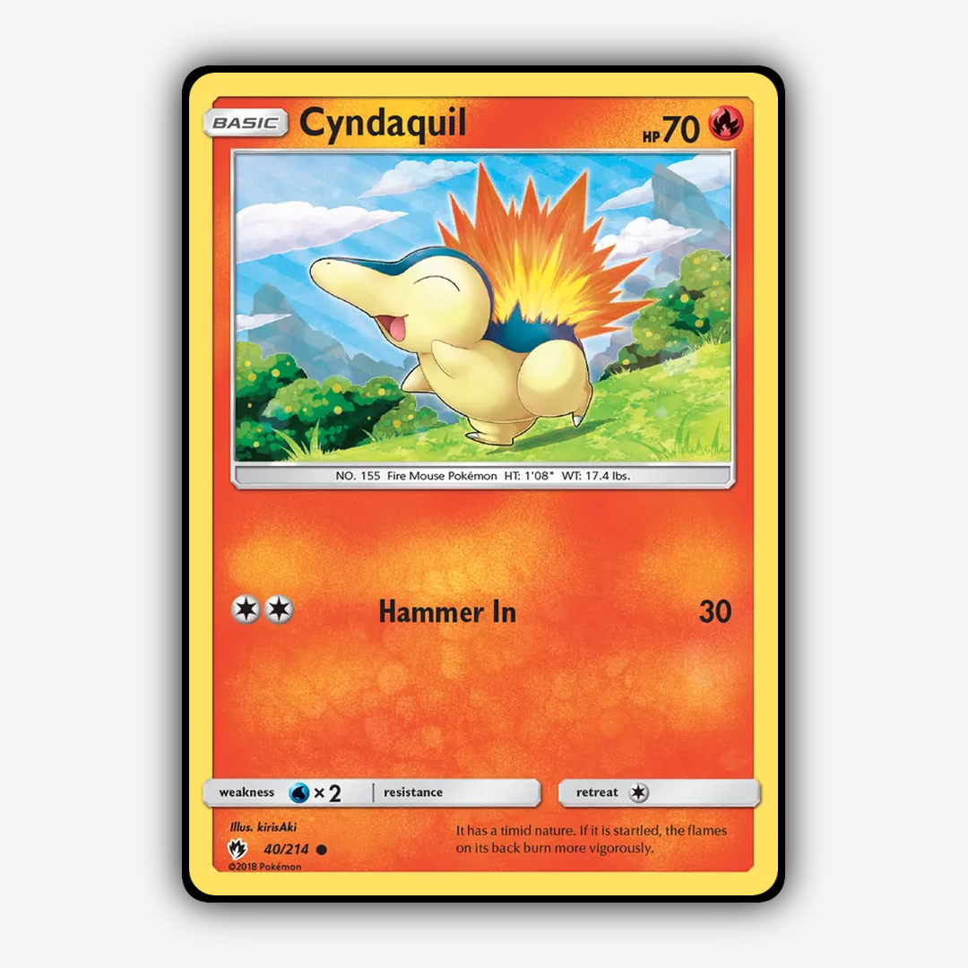 Cyndaquil 040/214 - Lost Thunder Set - Card Rug