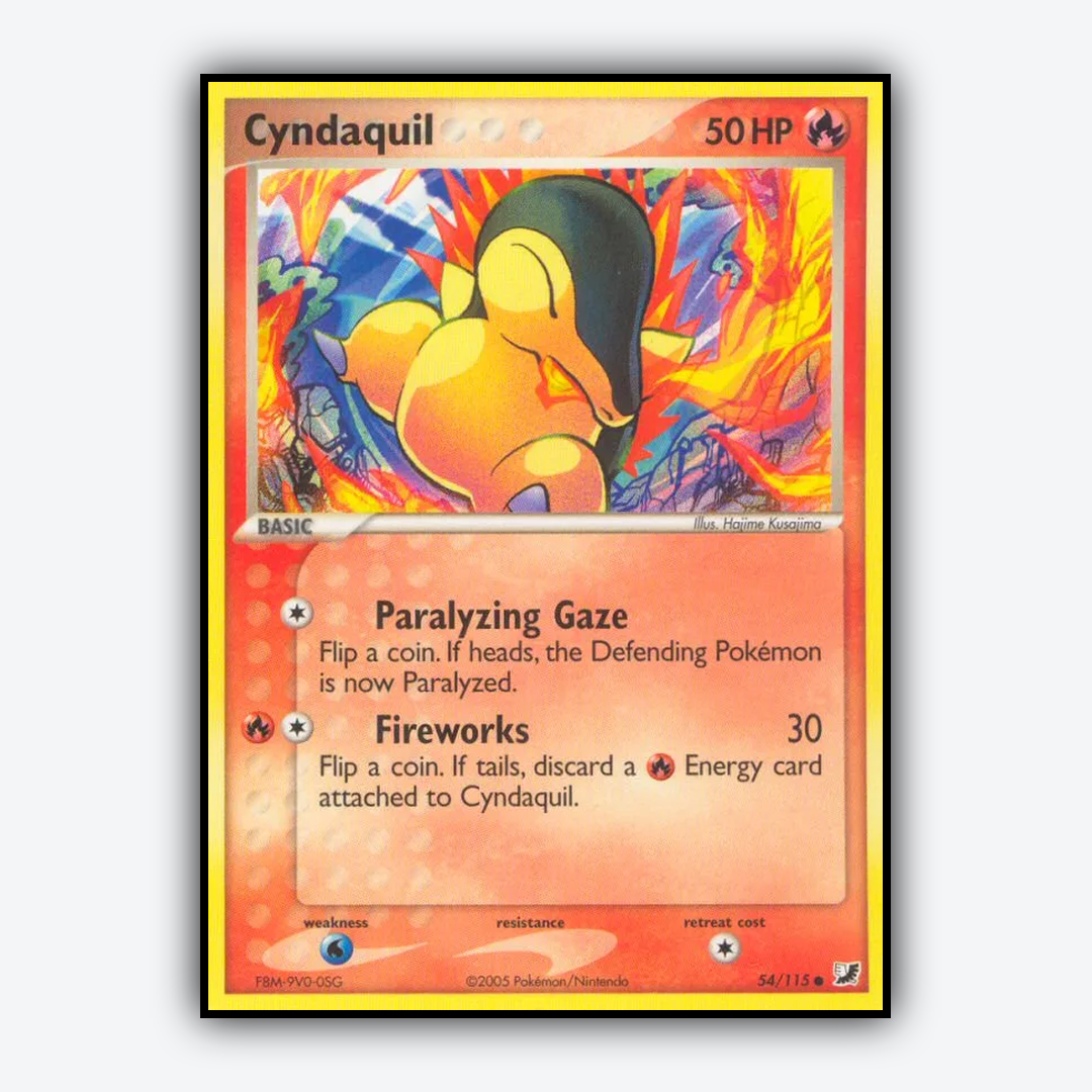 Cyndaquil 054/115 - Unseen Forces Set - Card Rug