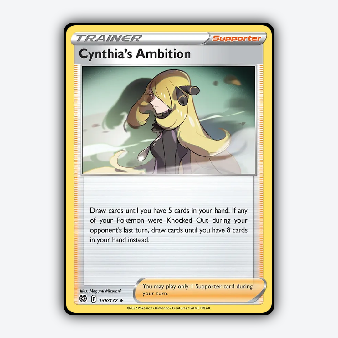 Cynthia's Ambition 138/172 - Brilliant Stars Set - Card Rug