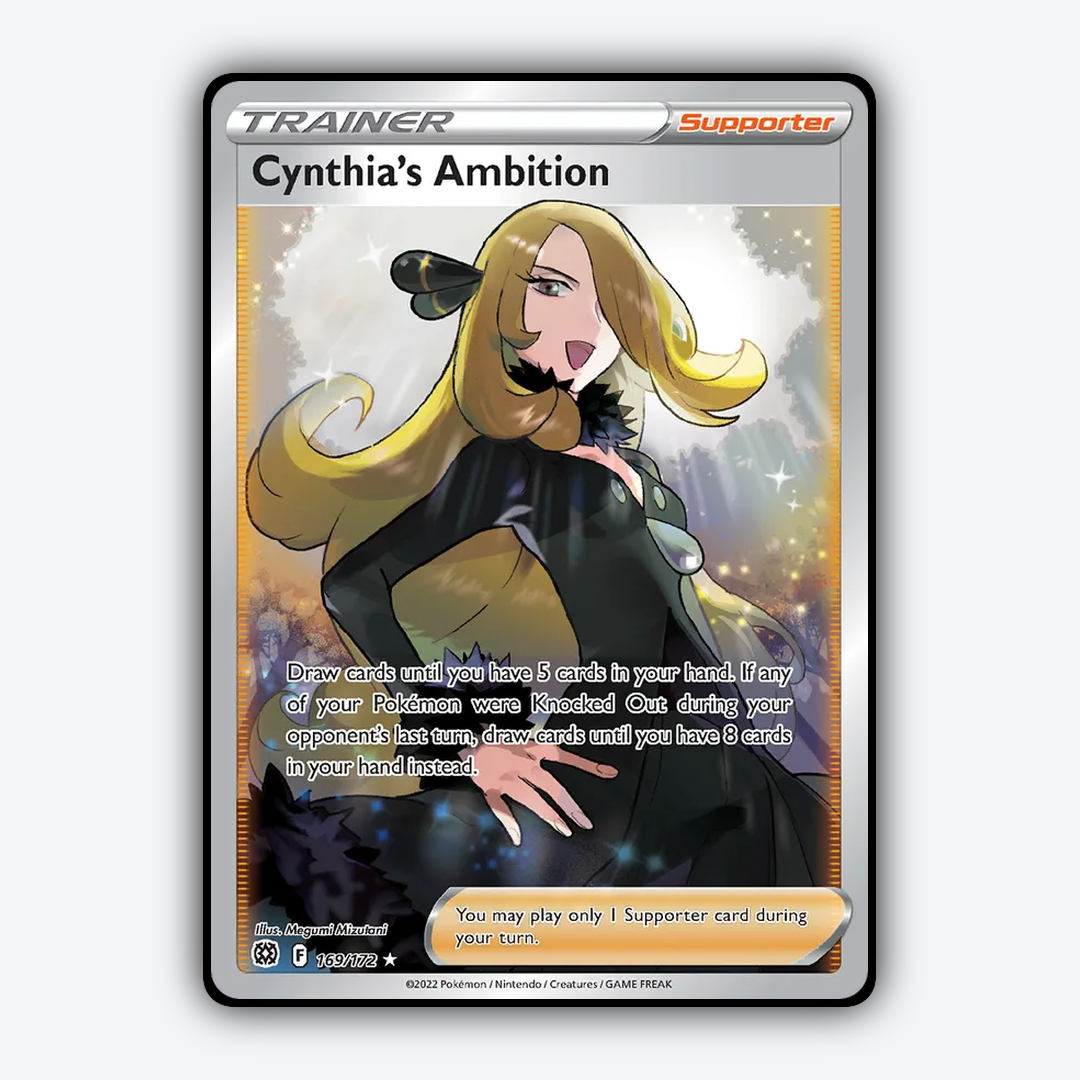 Cynthia's Ambition 169/172 - Brilliant Stars Set - Card Rug