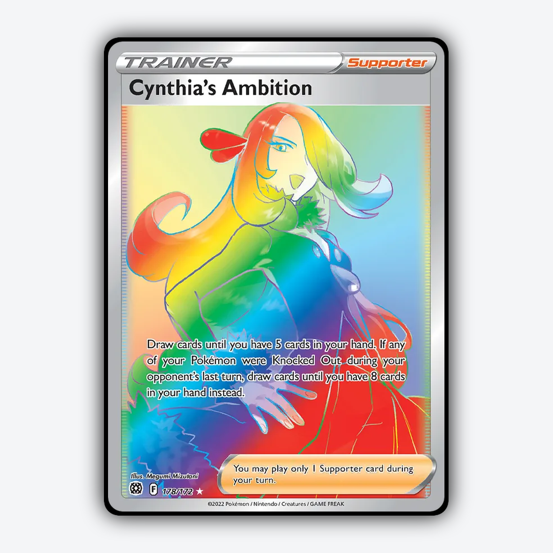 Cynthia's Ambition 178/172 - Brilliant Stars Set - Card Rug