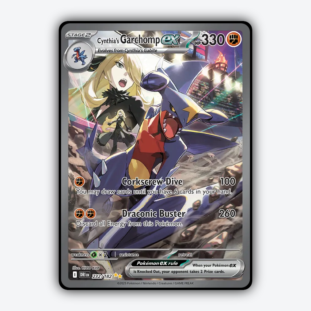 Cynthia's Garchomp ex #232 - Destined Rivals Set - Card Rug