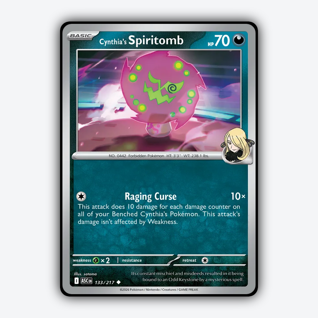 Cynthia's Spiritomb 133/217 - Ascended Heroes Set - Card Rug
