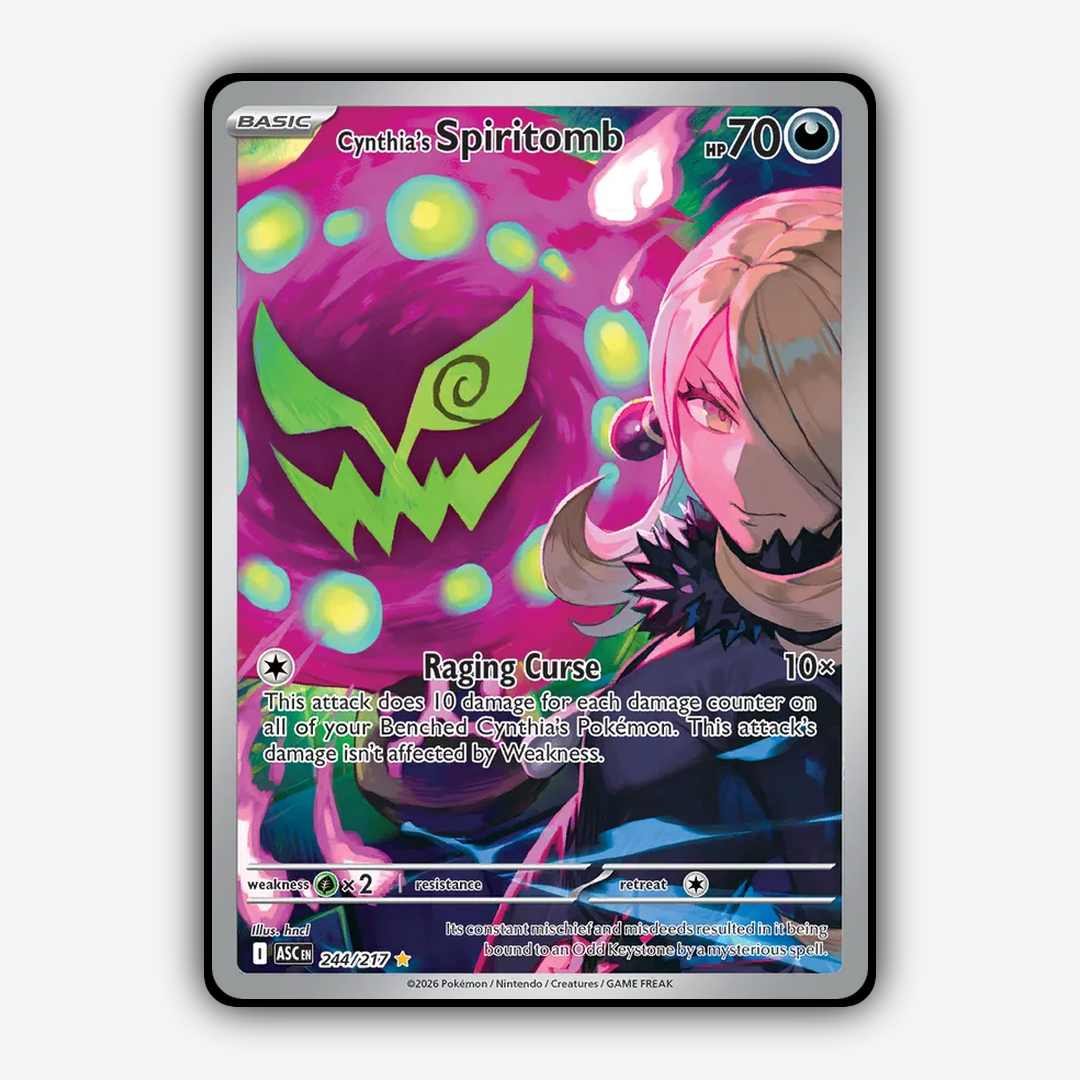 Cynthia's Spiritomb 244/217 - Ascended Heroes Set - Card Rug