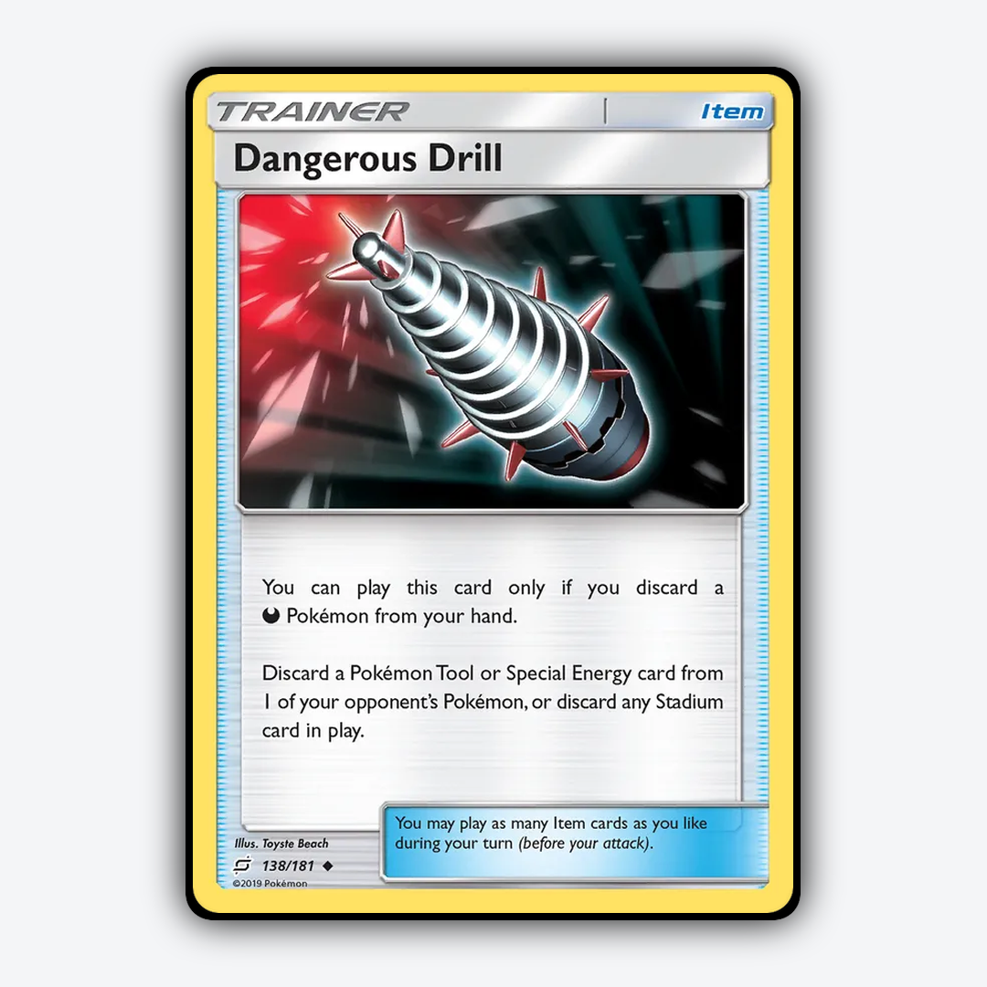 Dangerous Drill 138/181 - Team Up Set - Card Rug