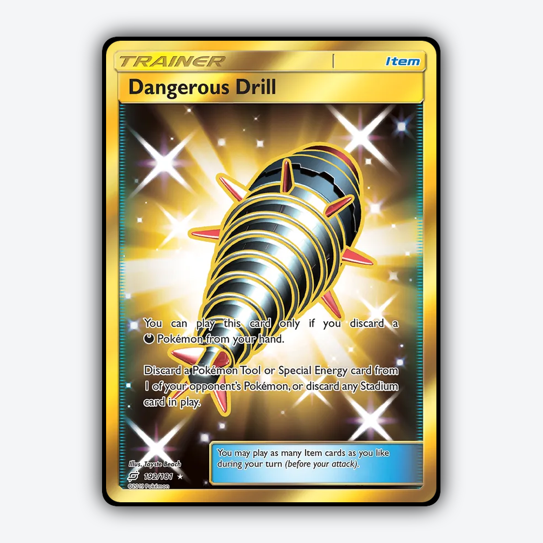 Dangerous Drill 192/181 - Team Up Set - Card Rug