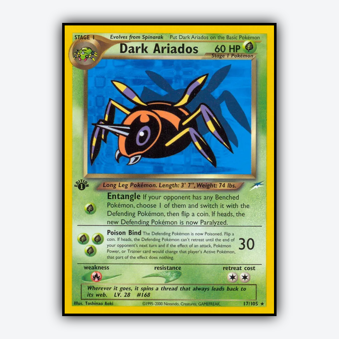 Dark Ariados 017/105 - Neo Destiny Set - Card Rug