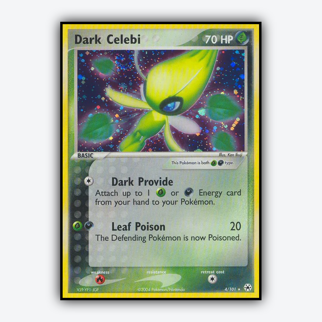 Dark Celebi 004/101 - Hidden Legends Set - Card Rug