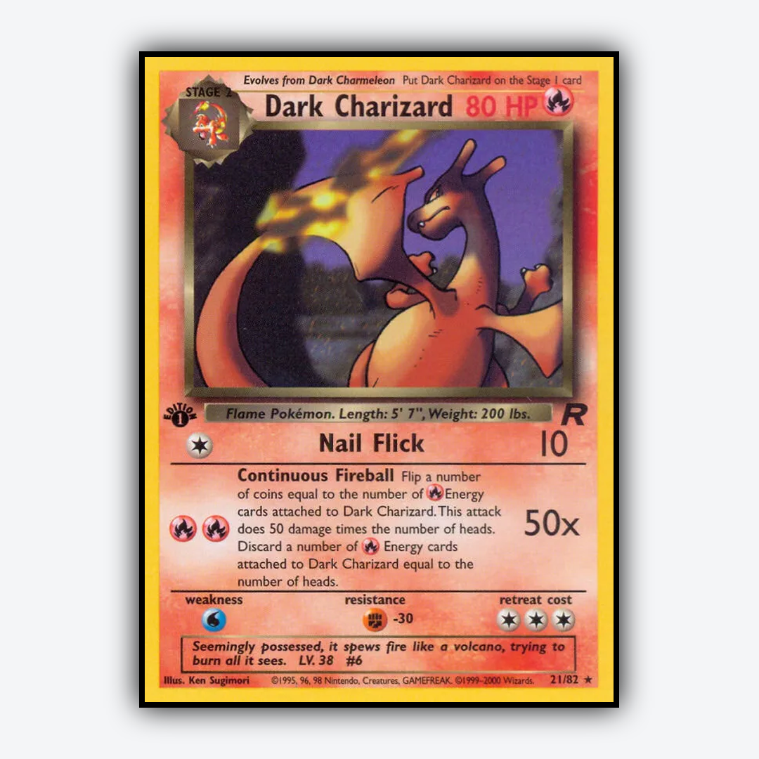 Dark Charizard 021/82 - Team Rocket Set - Card Rug