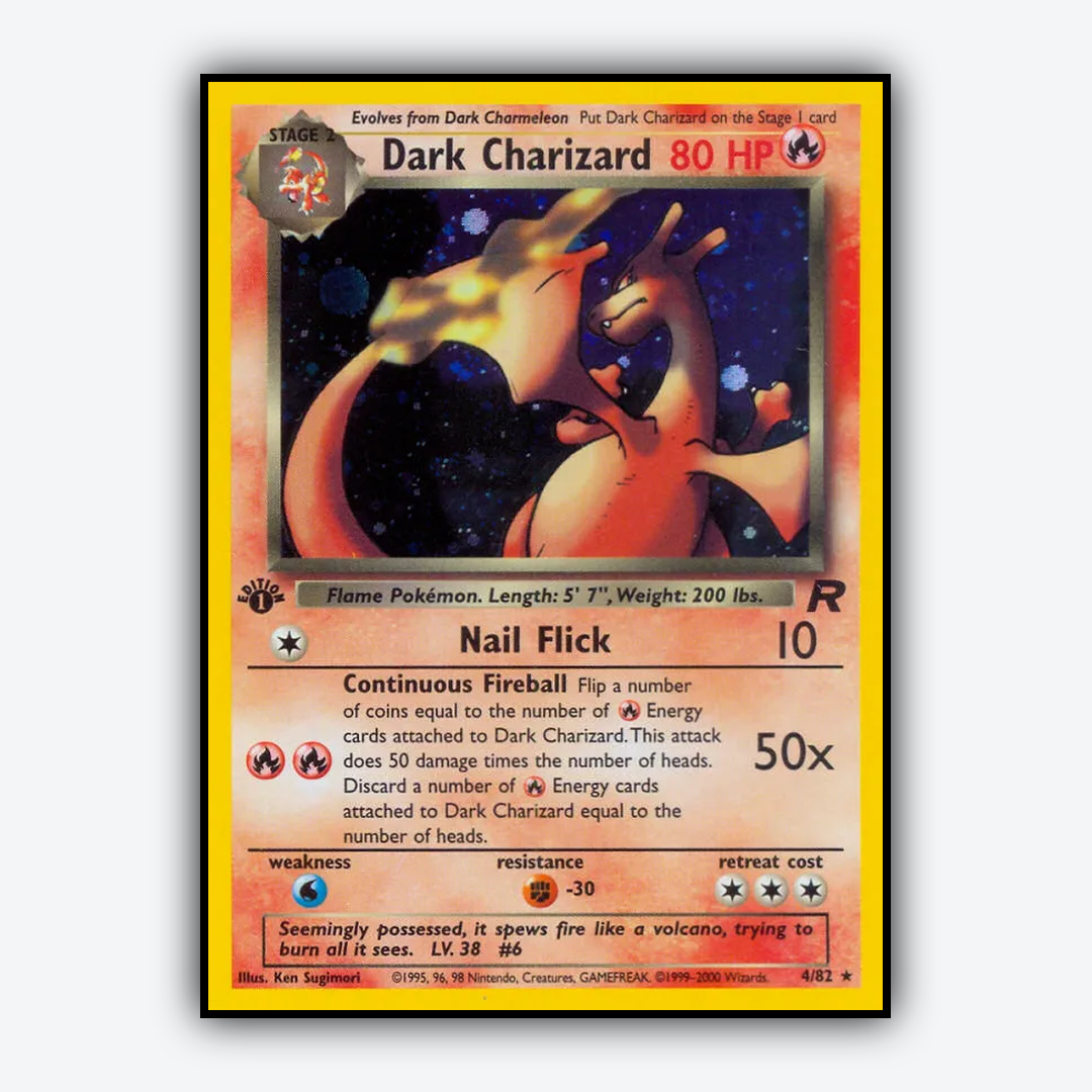 Dark Charizard 004/82 - Team Rocket Set - Card Rug