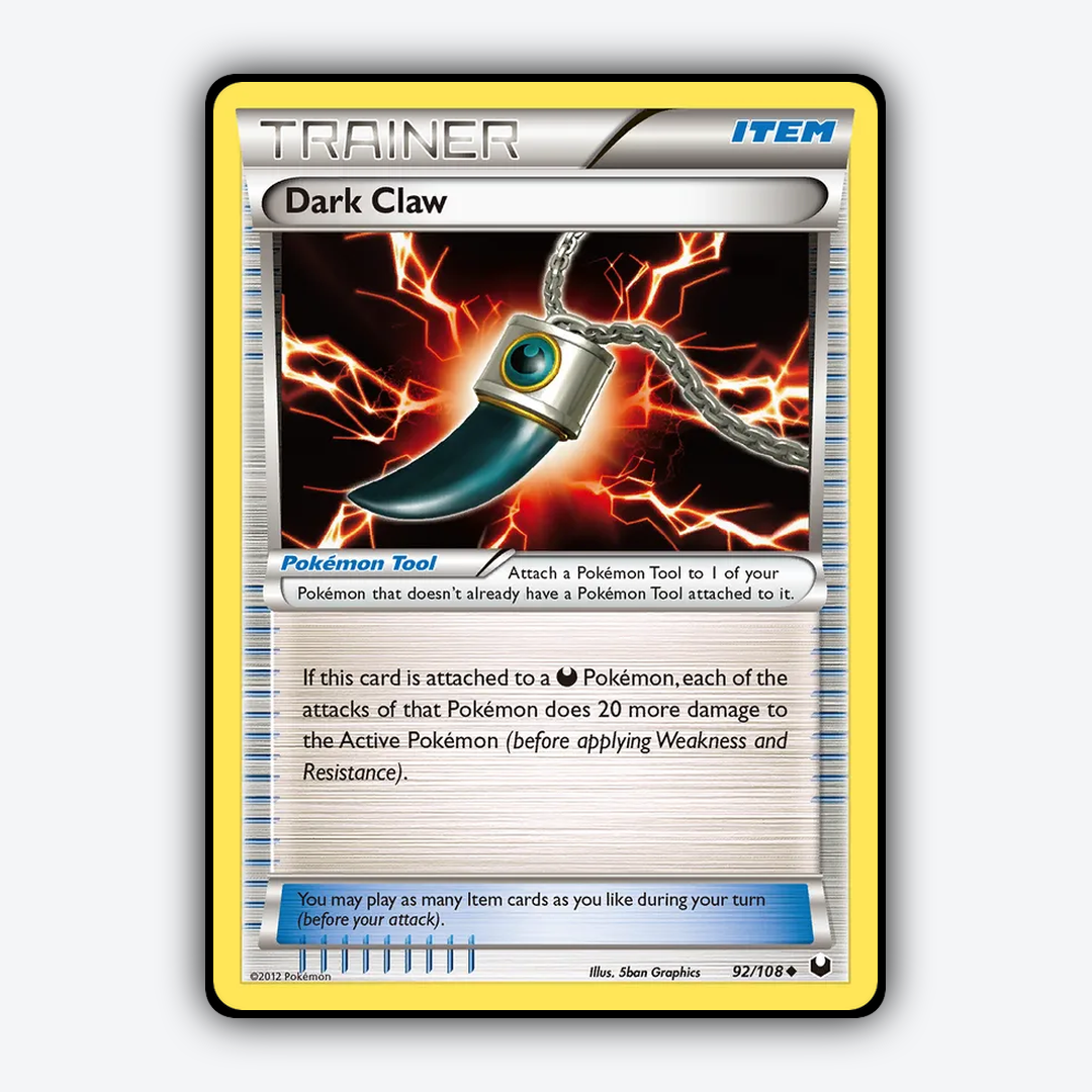 Dark Claw 092/108 - Dark Explorers Set - Card Rug
