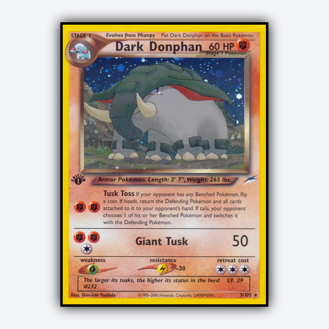 Dark Donphan 003/105 - Neo Destiny Set - Card Rug
