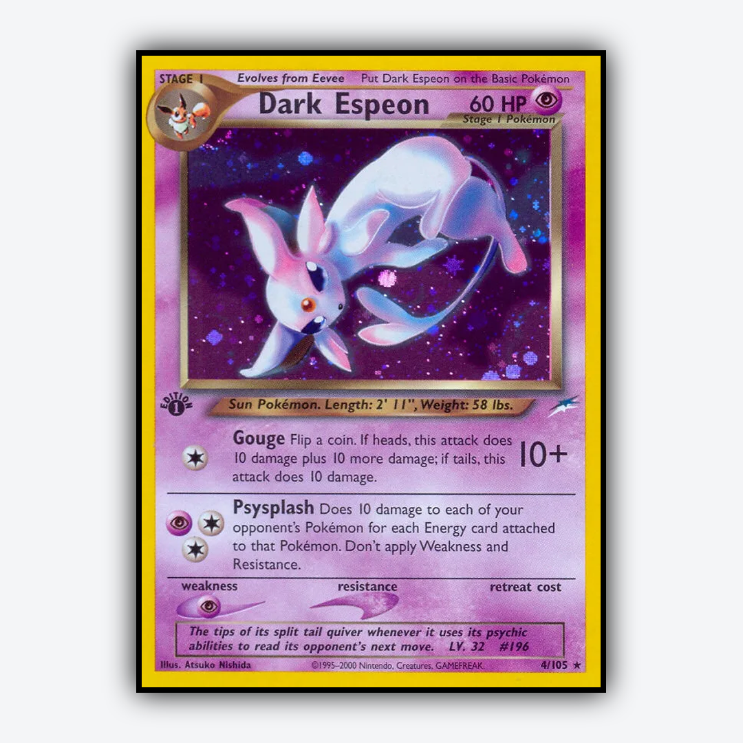 Dark Espeon 004/105 - Neo Destiny Set - Card Rug