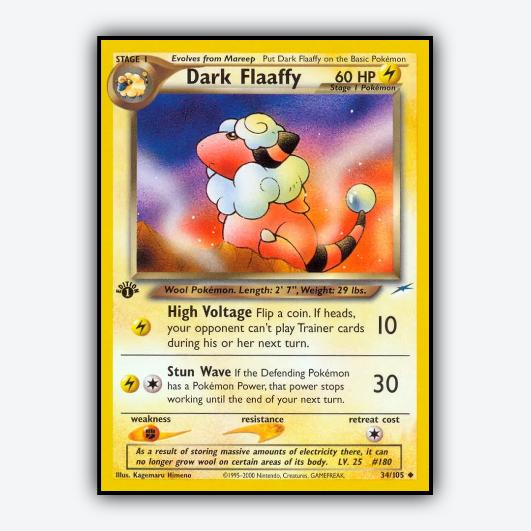 Dark Flaaffy 034/105 - Neo Destiny Set - Card Rug