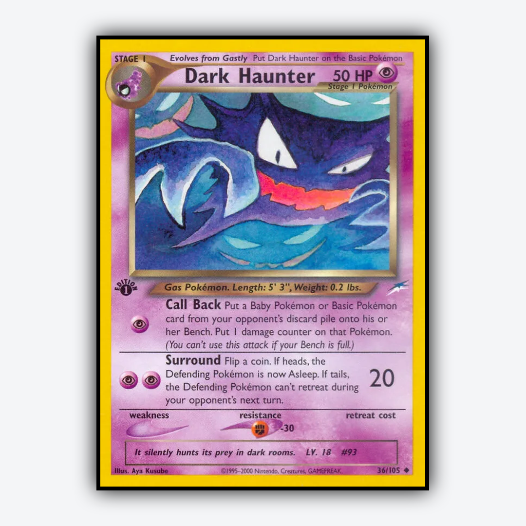 Dark Haunter 036/105 - Neo Destiny Set - Card Rug