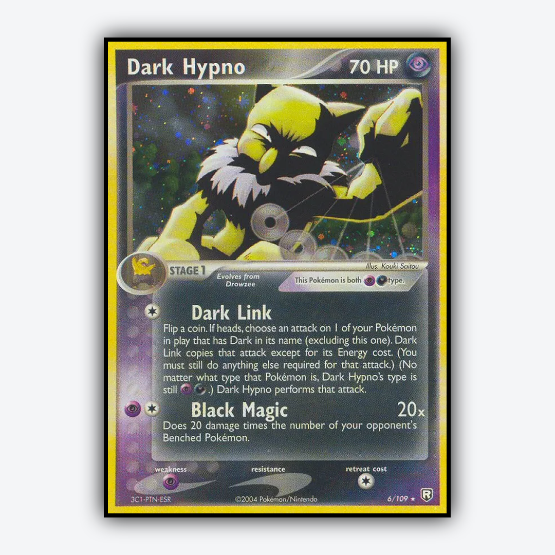Dark Hypno 006/109 - Team Rocket Returns Set - Card Rug