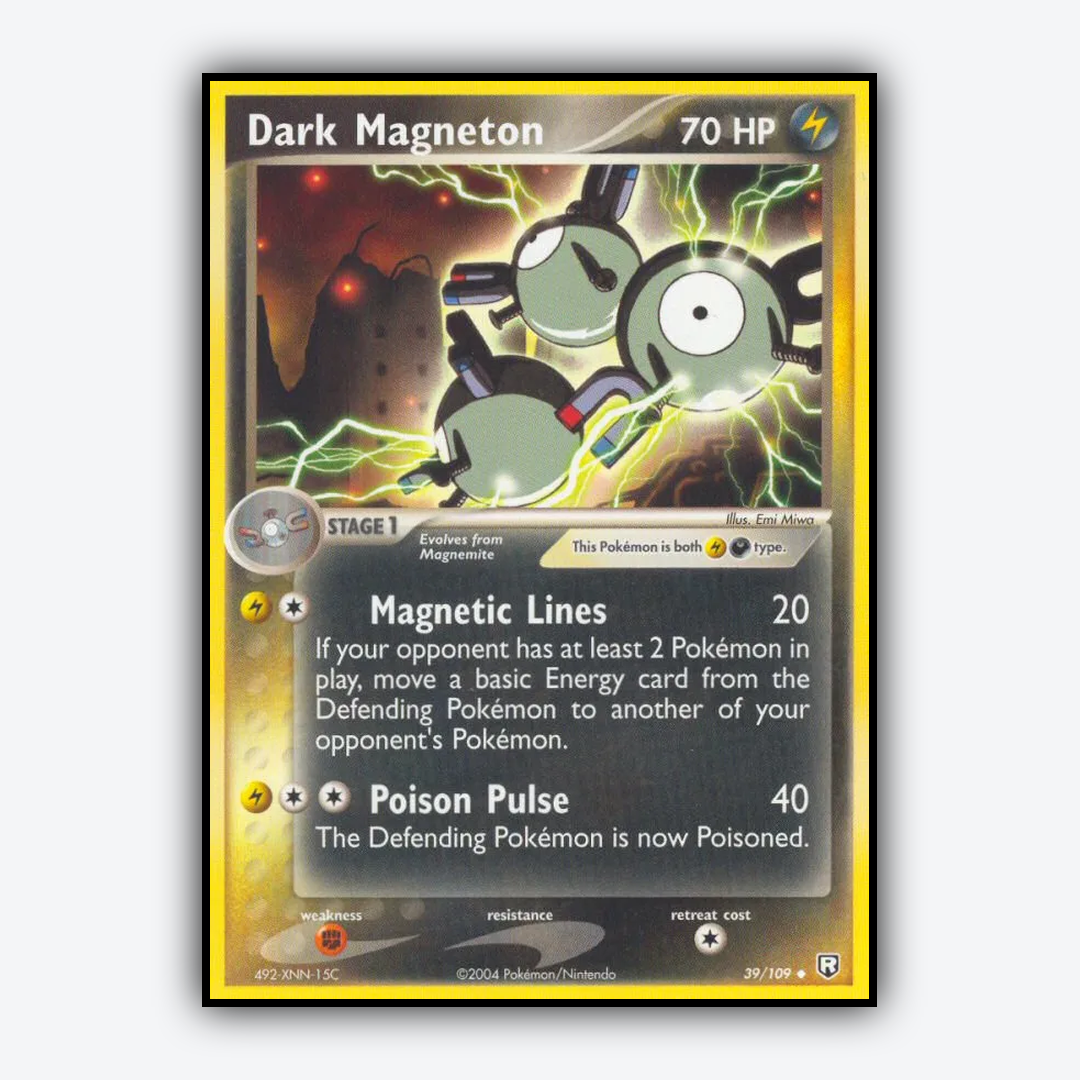 Dark Magneton 039/109 - Team Rocket Returns Set - Card Rug