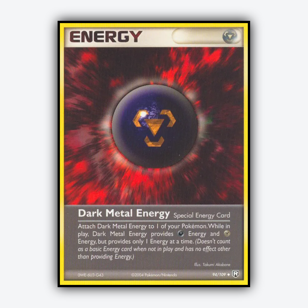 Dark Metal Energy 094/109 - Team Rocket Returns Set - Card Rug