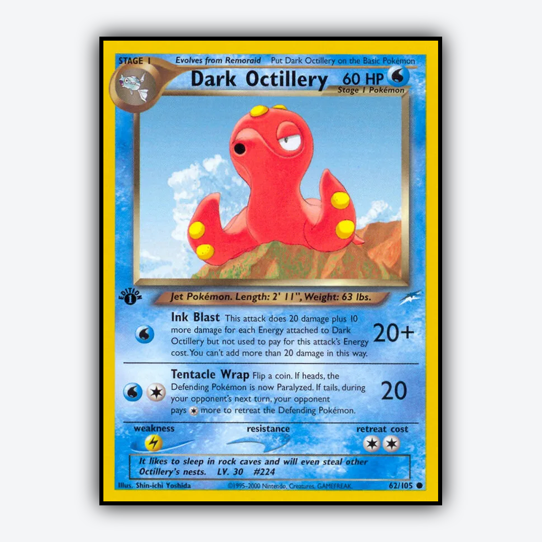 Dark Octillery 062/105 - Neo Destiny Set - Card Rug
