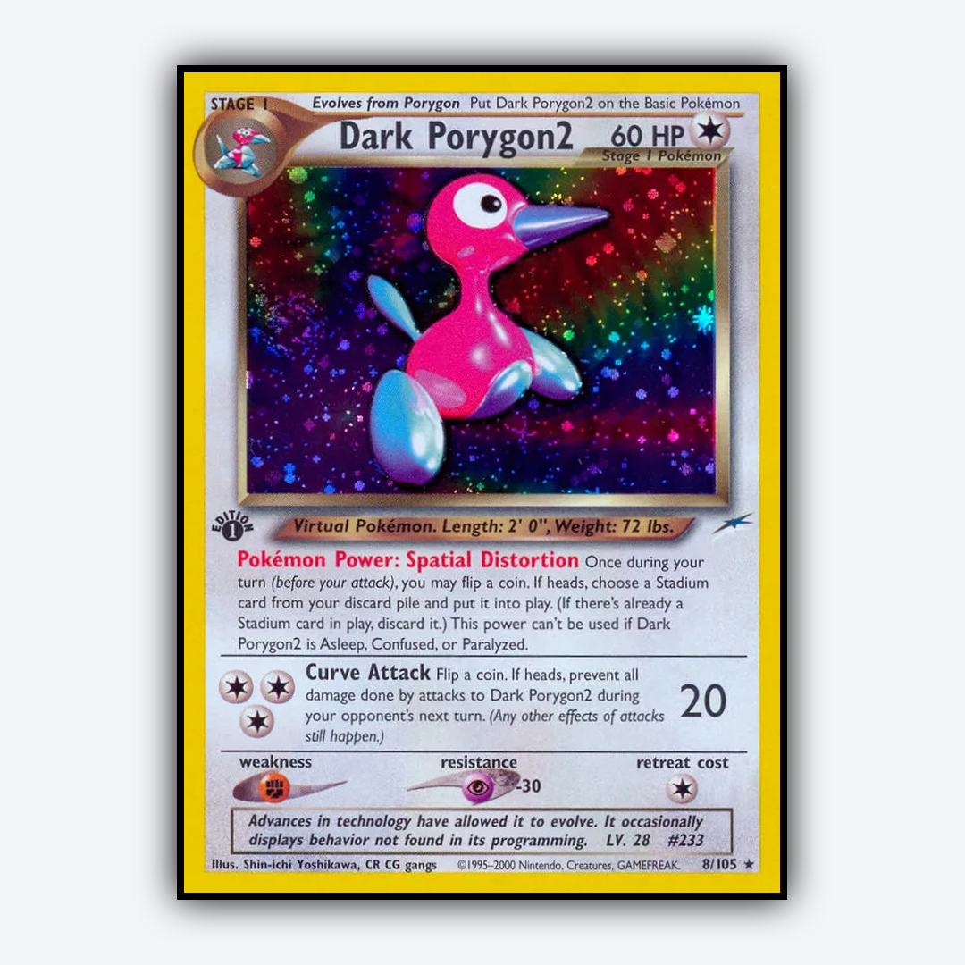Dark Porygon2 008/105 - Neo Destiny Set - Card Rug