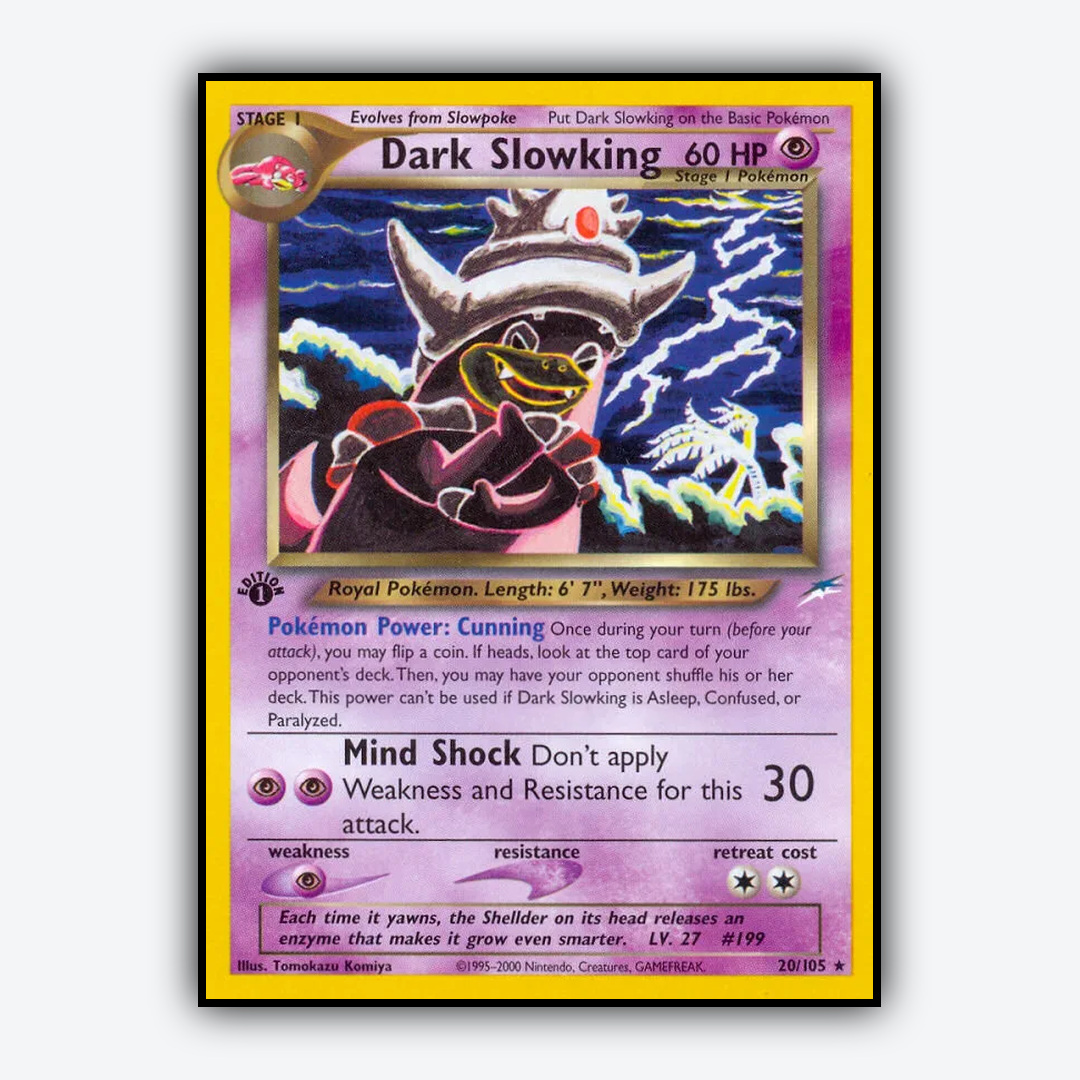 Dark Slowking 020/105 - Neo Destiny Set - Card Rug