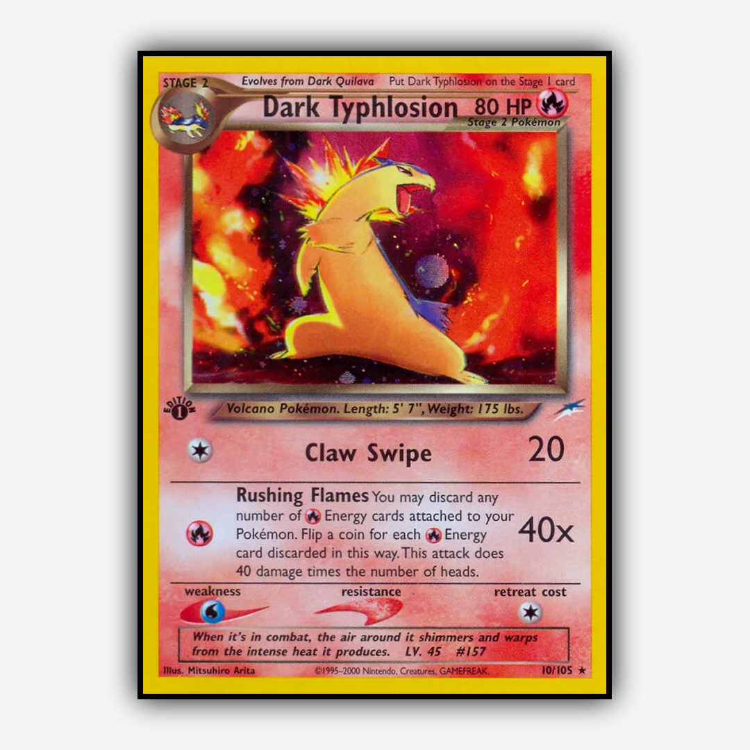 Dark Typhlosion 010/105 - Neo Destiny Set - Card Rug