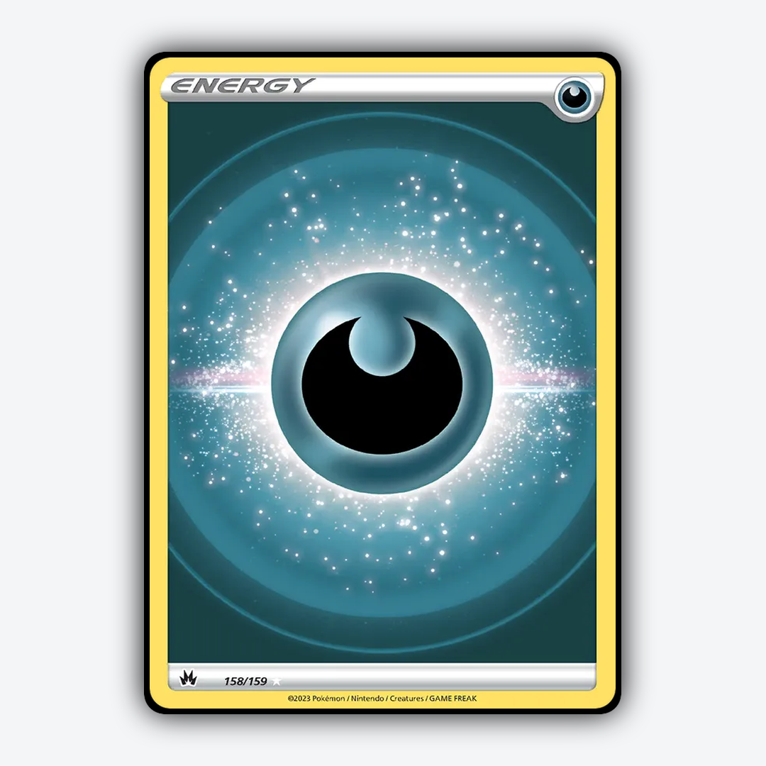Darkness Energy 158/159 - Crown Zenith Set - Card Rug