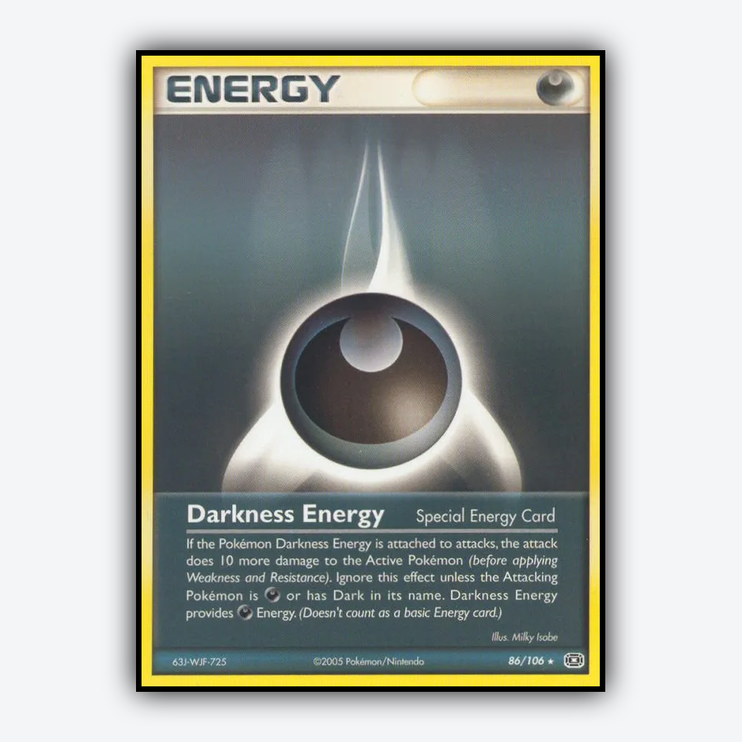Darkness Energy 086/106 - Emerald Set - Card Rug
