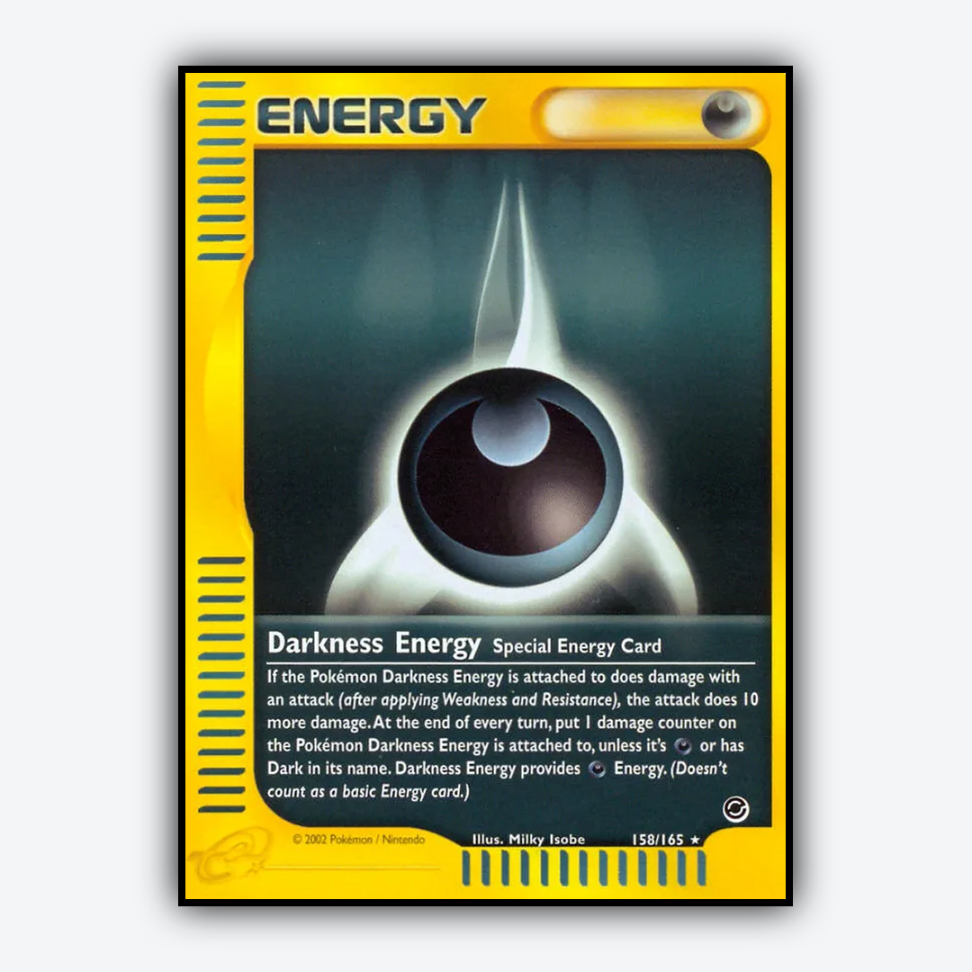 Darkness Energy 158/165 - Expedition Base Set - Card Rug
