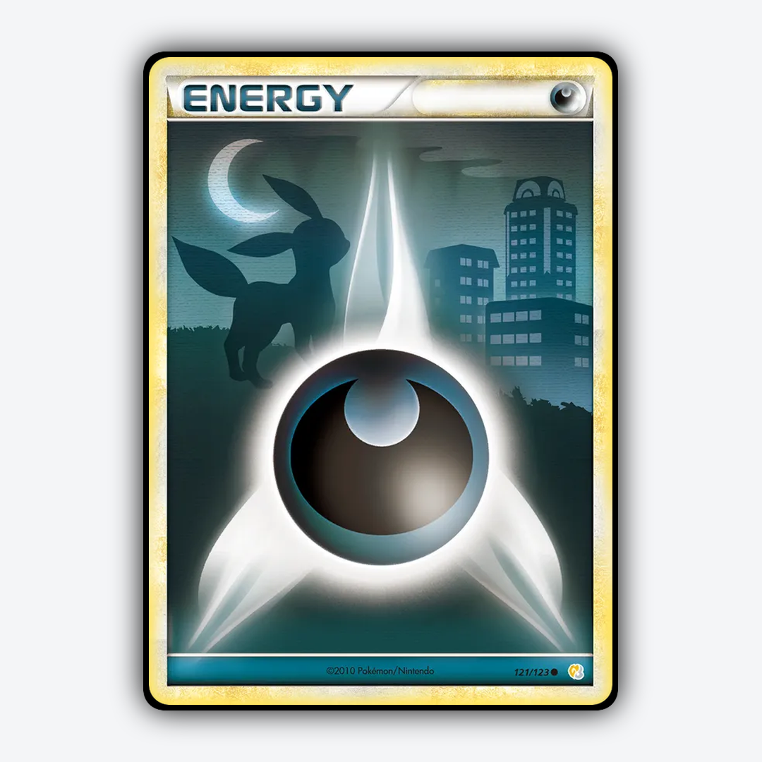 Darkness Energy 121/123 - HeartGold & SoulSilver Set - Card Rug