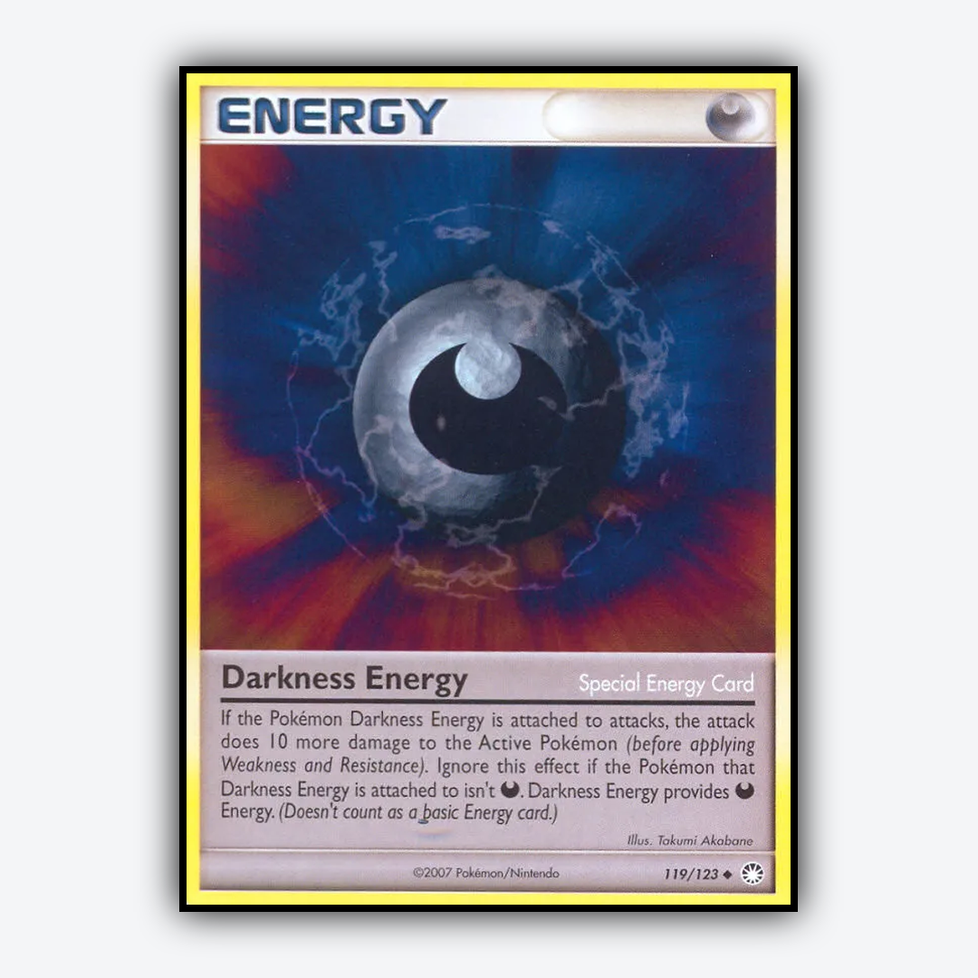 Darkness Energy 119/123 - Mysterious Treasures Set - Card Rug
