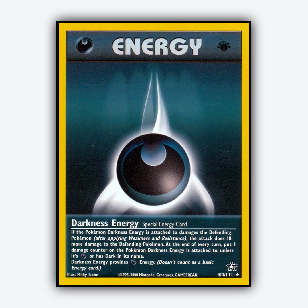 Darkness Energy 104/111 - Neo Genesis Set - Card Rug