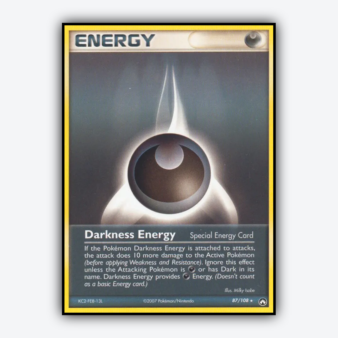 Darkness Energy 087/108 - Power Keepers Set - Card Rug