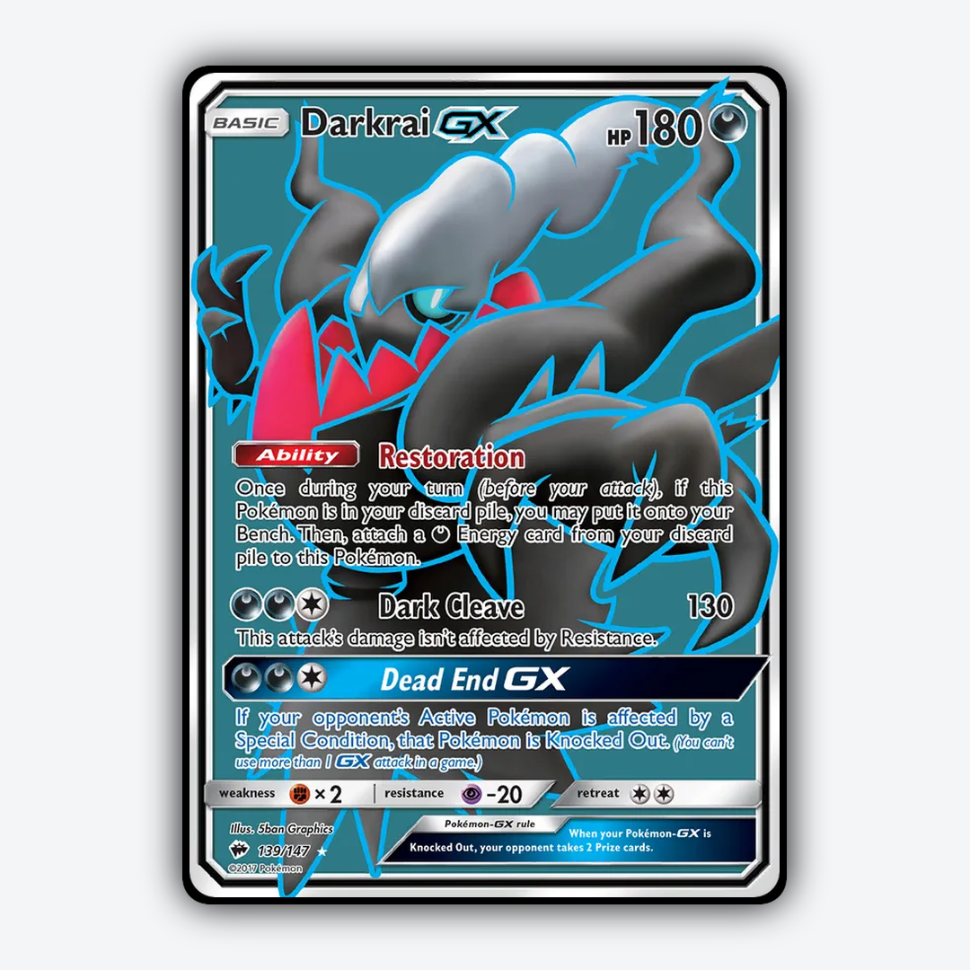 Darkrai-GX 139/147 - Burning Shadows Set - Card Rug