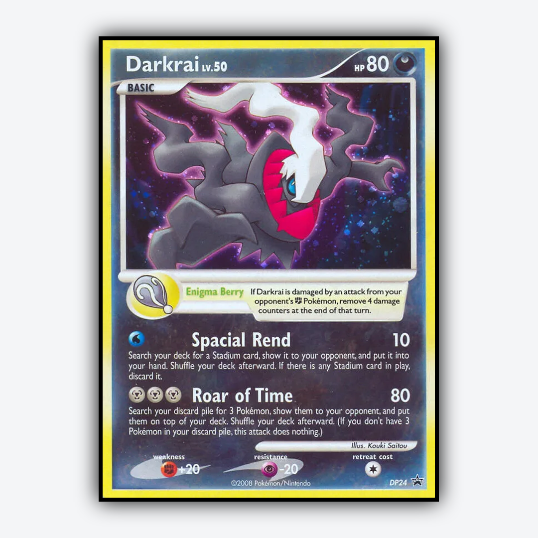 Darkrai DP024 - DP Black Star Promos Set - Card Rug