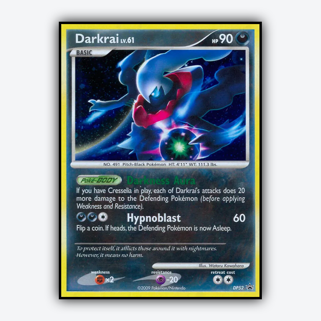 Darkrai DP052 - DP Black Star Promos Set - Card Rug