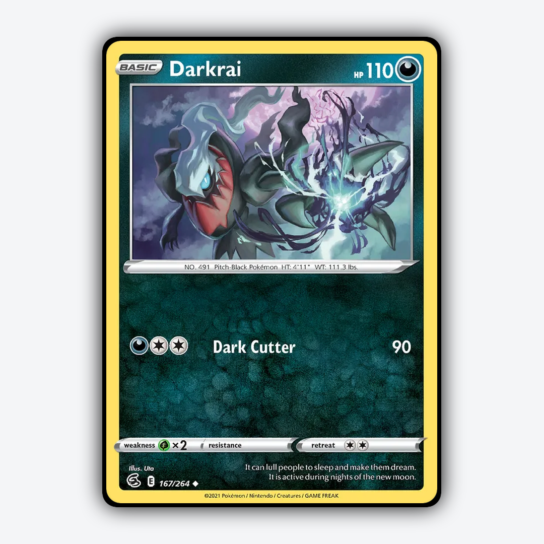 Darkrai 167/264 - Fusion Strike Set - Card Rug