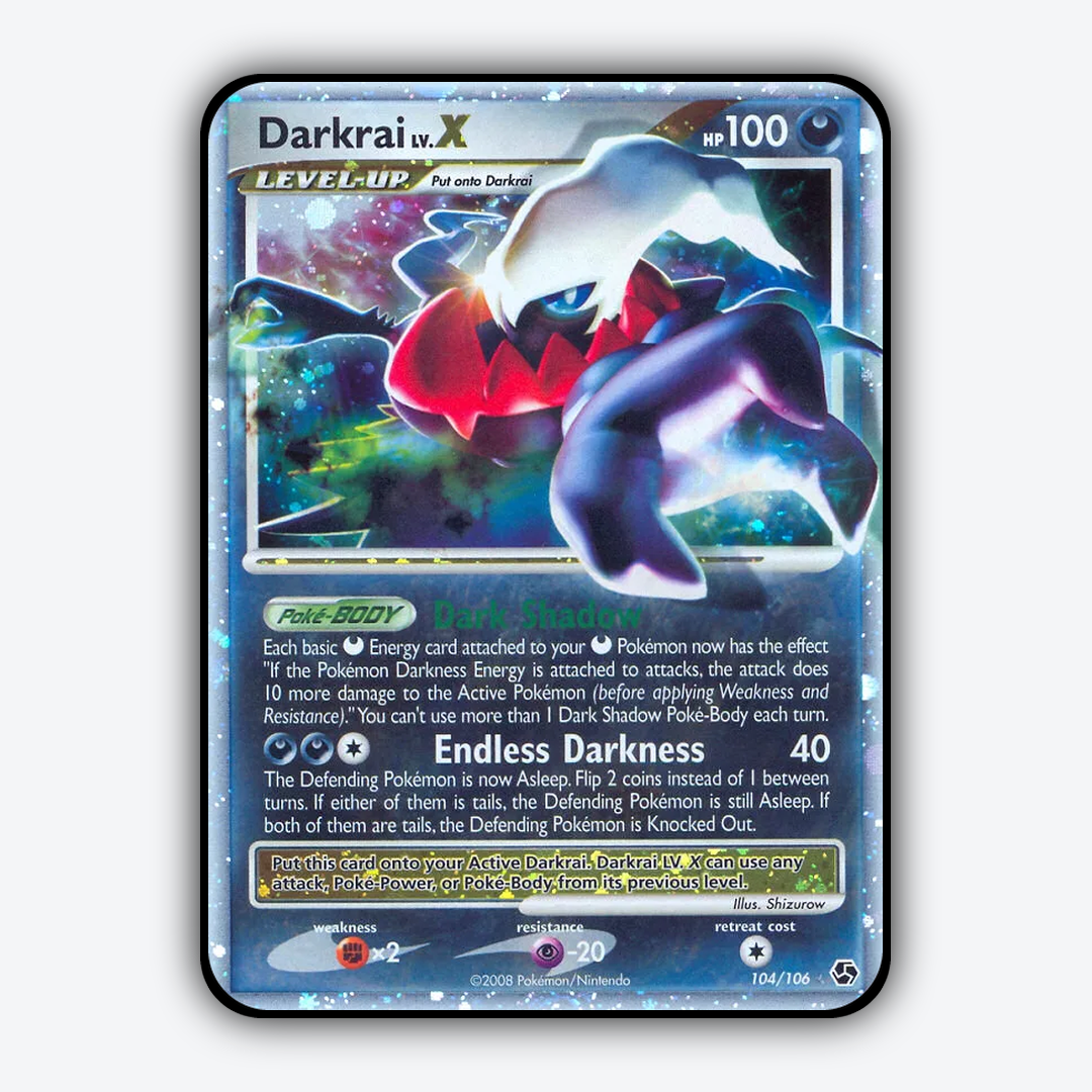 Darkrai LV.X 104/106 - Great Encounters Set - Card Rug